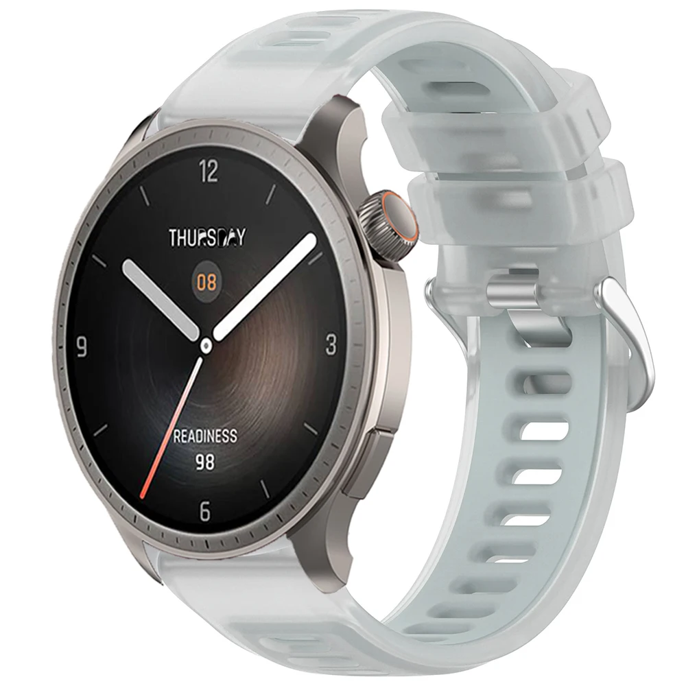 Silicone Band For Amazfit Balance 2 22mm 20mm Smartwatch Strap For Amazfit Active 2/Stratos 2 3/GTR 4 3/GTS 4 3/Bip 6 5 Bracelet
