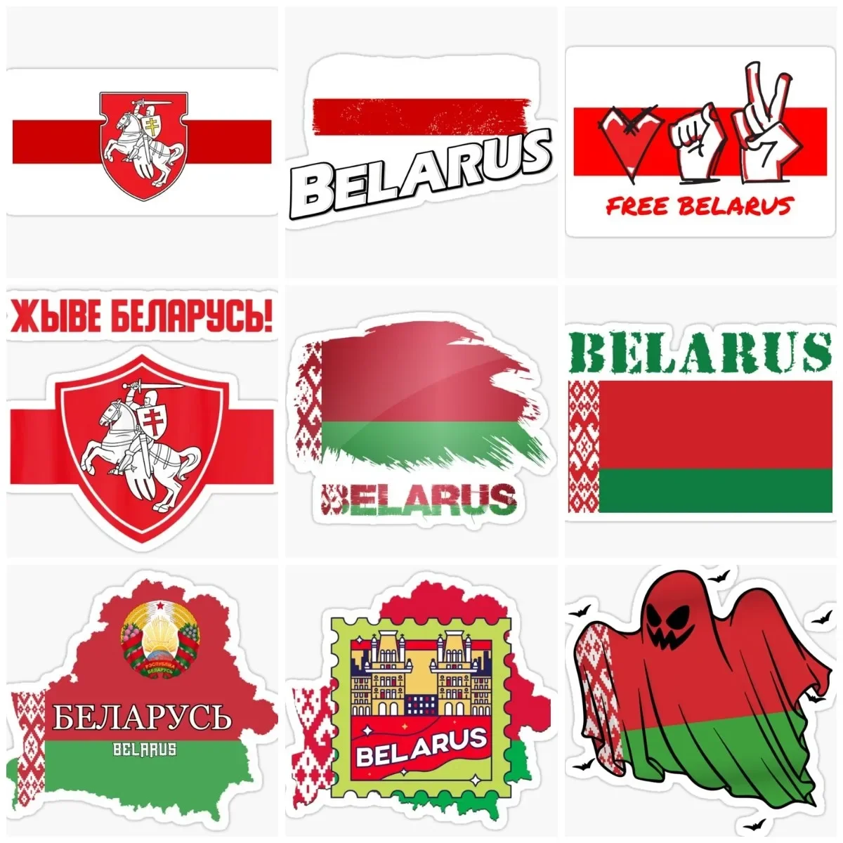 

BLR Belarusian Flag Map Sticker Car Window Glass Laptop Motorcycle Truck Helmet Racing Camper Bicycle Van Wall Decal Accessories