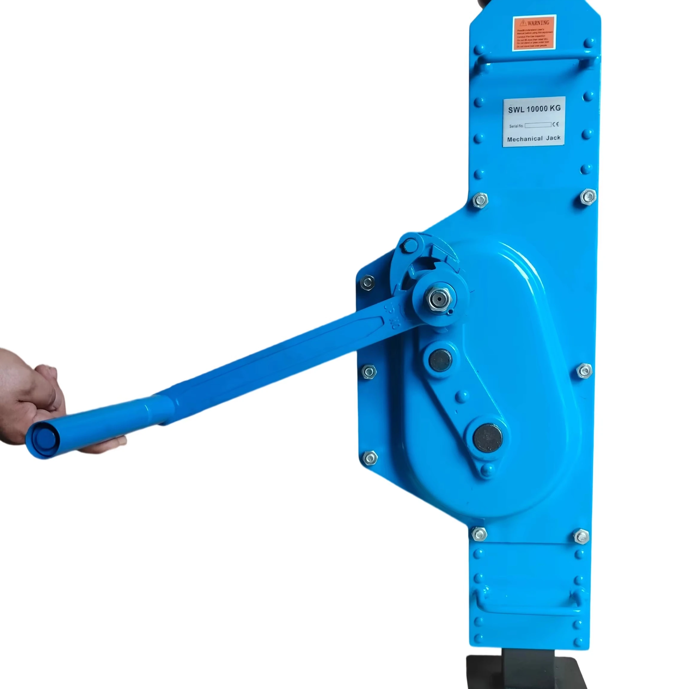 Mechanical Ratchet Jack Hand Operated Low Profile Machinery Lifting Jack