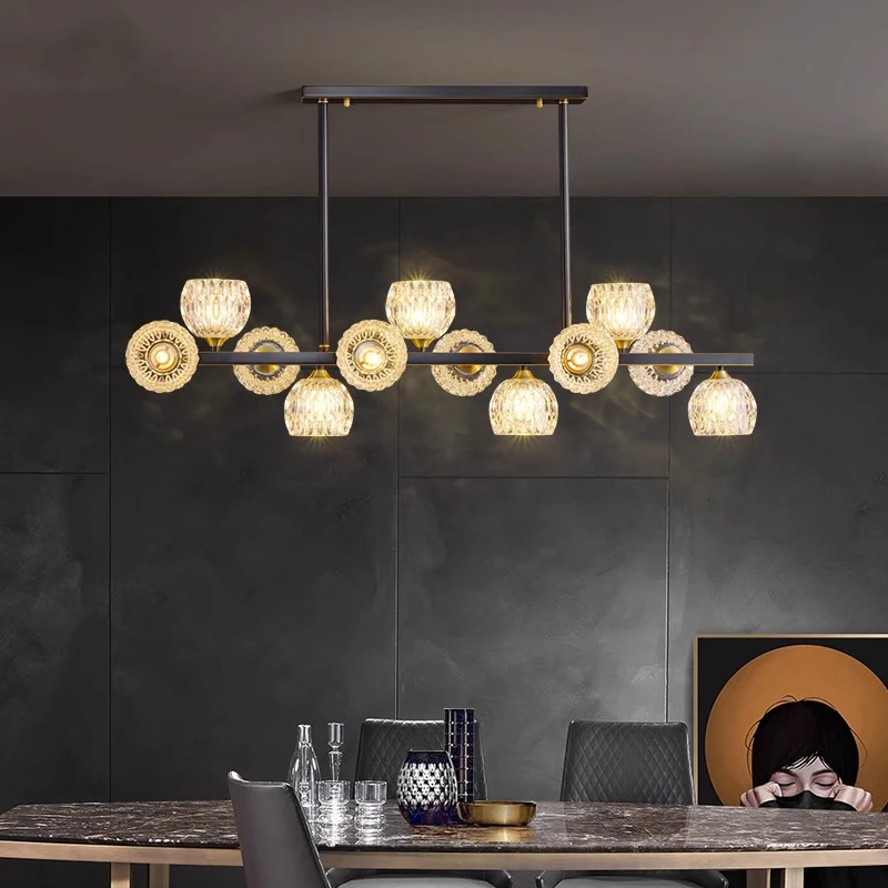 Modern LED Chandeliers para Home Decor, Luzes penduradas, Sala de estar, Sala de jantar, Iluminação interior