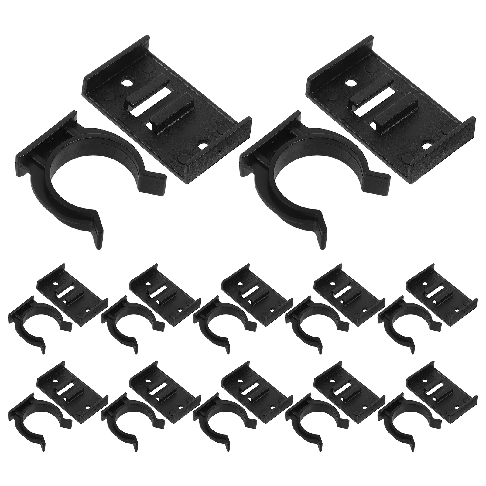 

12pcs Furniture Kick Leg Plastic Cabinet Skirting Board Clips for Tables Kickboards Floor Cabinet Leg Clips