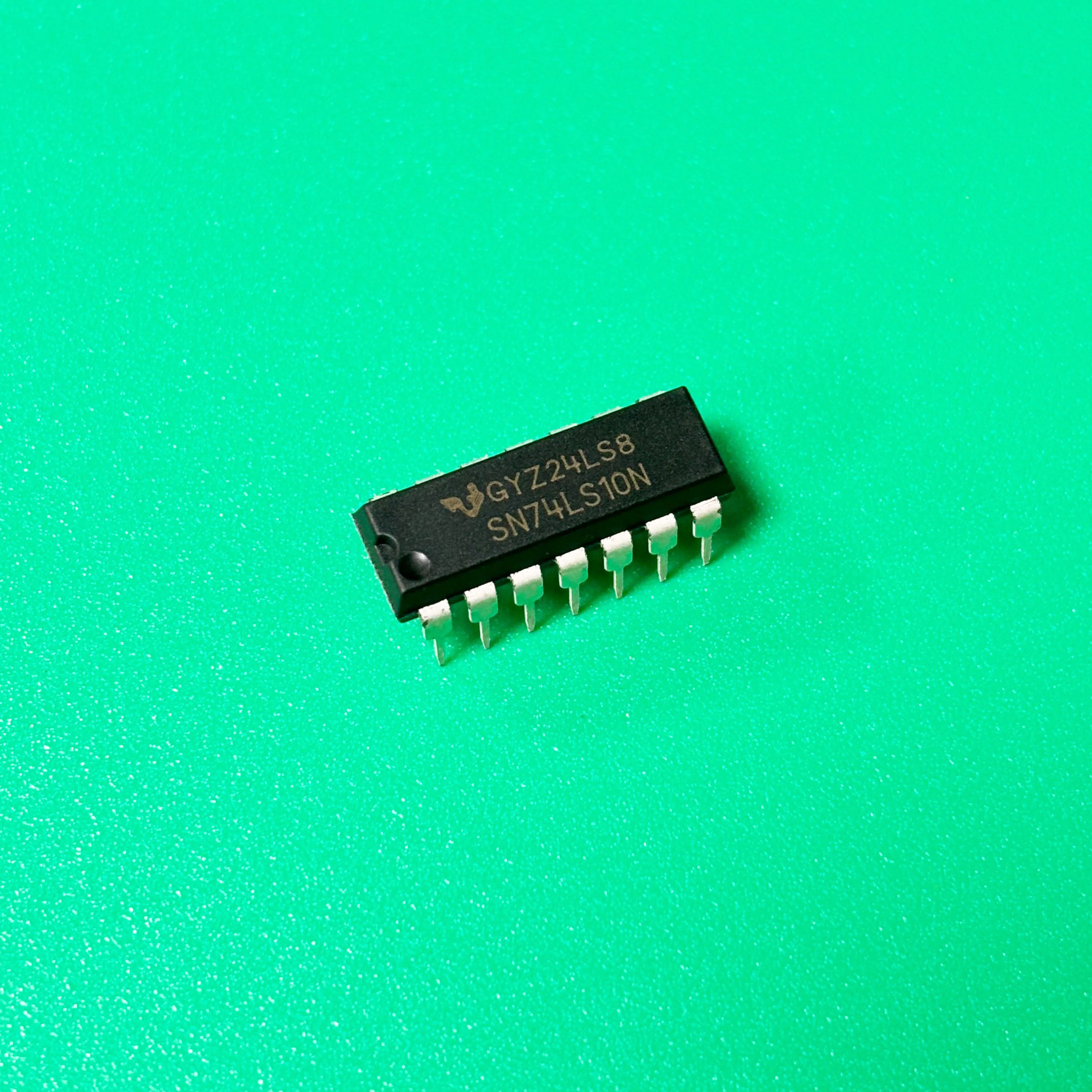 10pcs/lot SN74LS10N DIP14 SN74LS10 NE4 IC GATE NAND 3CH 3-INP 14DIP SN74LS 10N SN74L S10N SN74 LS10N SN 74LS10N