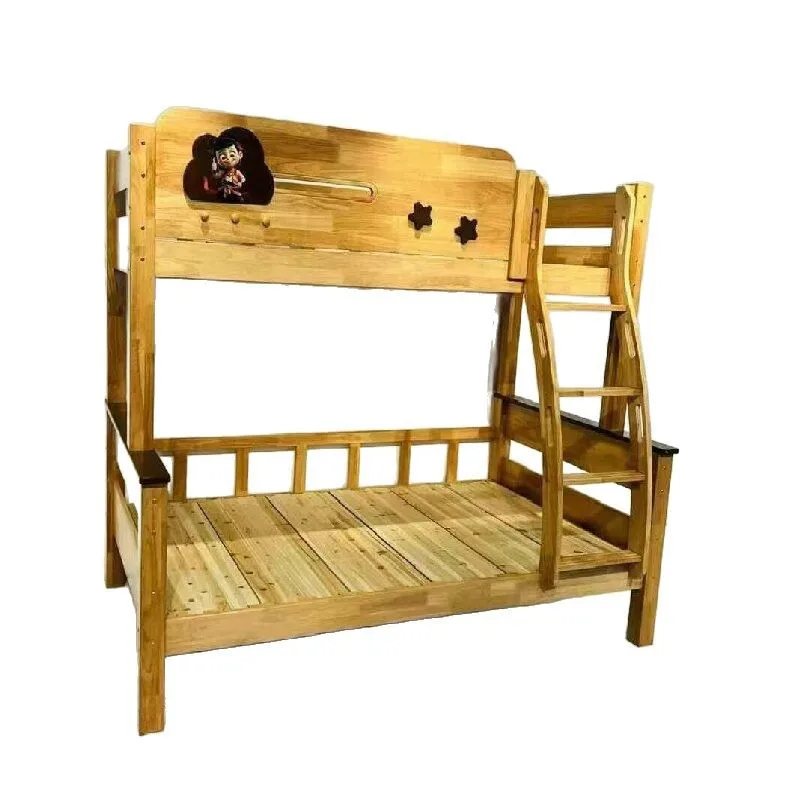 Full solid wood mother bed small apartment