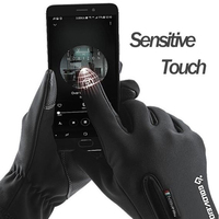 Winter Warm Wind Shield Gloves Waterproof Thermal Touch Screen Thermal Windproof Warm Gloves