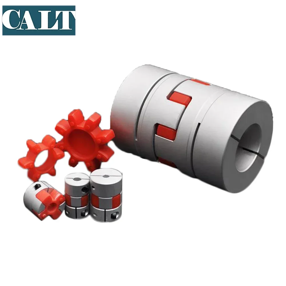 

Customized CNC Motor clamping Jaw spider plum Shaft Coupler Flexible Coupling D80 L114 35*35mm