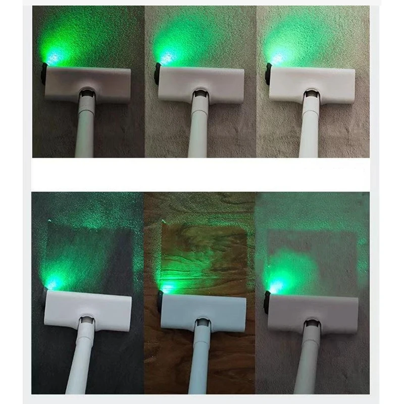 USB Vacuum Cleaner Laser Lights Hidden Pet Hair Cats Dog Fur Dust Display LED Lamp Universal Vacuum Cleaner Parts-Grey