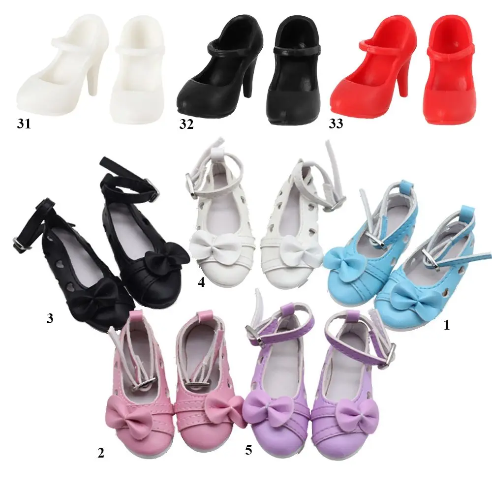 Plastic Foot Length 2cm Female 1/3 1/6Doll Shoes Accessories Hero Dolls Boot Long Knees Boots