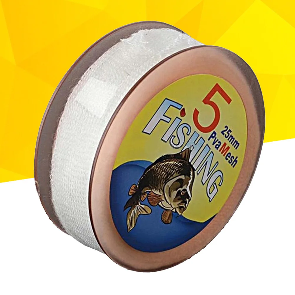 

5M Water Soluble Fishing Mesh Pva Net 25Mm Fine Micromesh for Maggots Pellets Boilies Fast Dissolving Carp Bait Feeder Bag