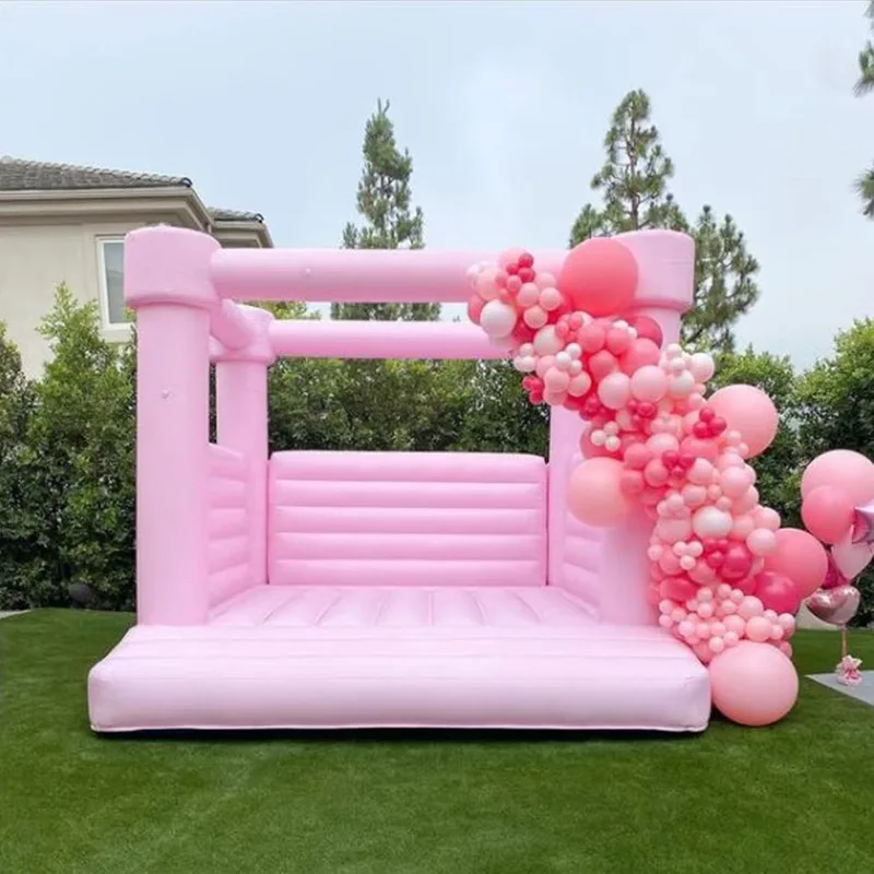 white  toddler   unique wedding  bounce house slide bouncy castle  slide inflatable for  custom color trampoline