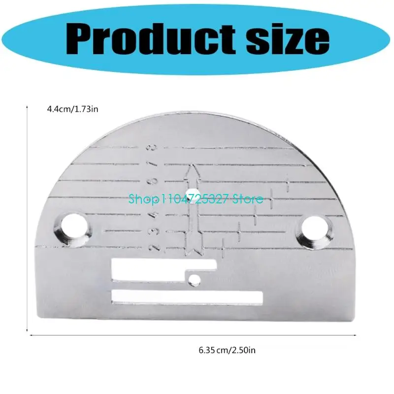 D8KF Sewing Machine Throat Plate Sturdy Metal Frame Slip Resistant Fabric Guide For Quilting Enthusiasts