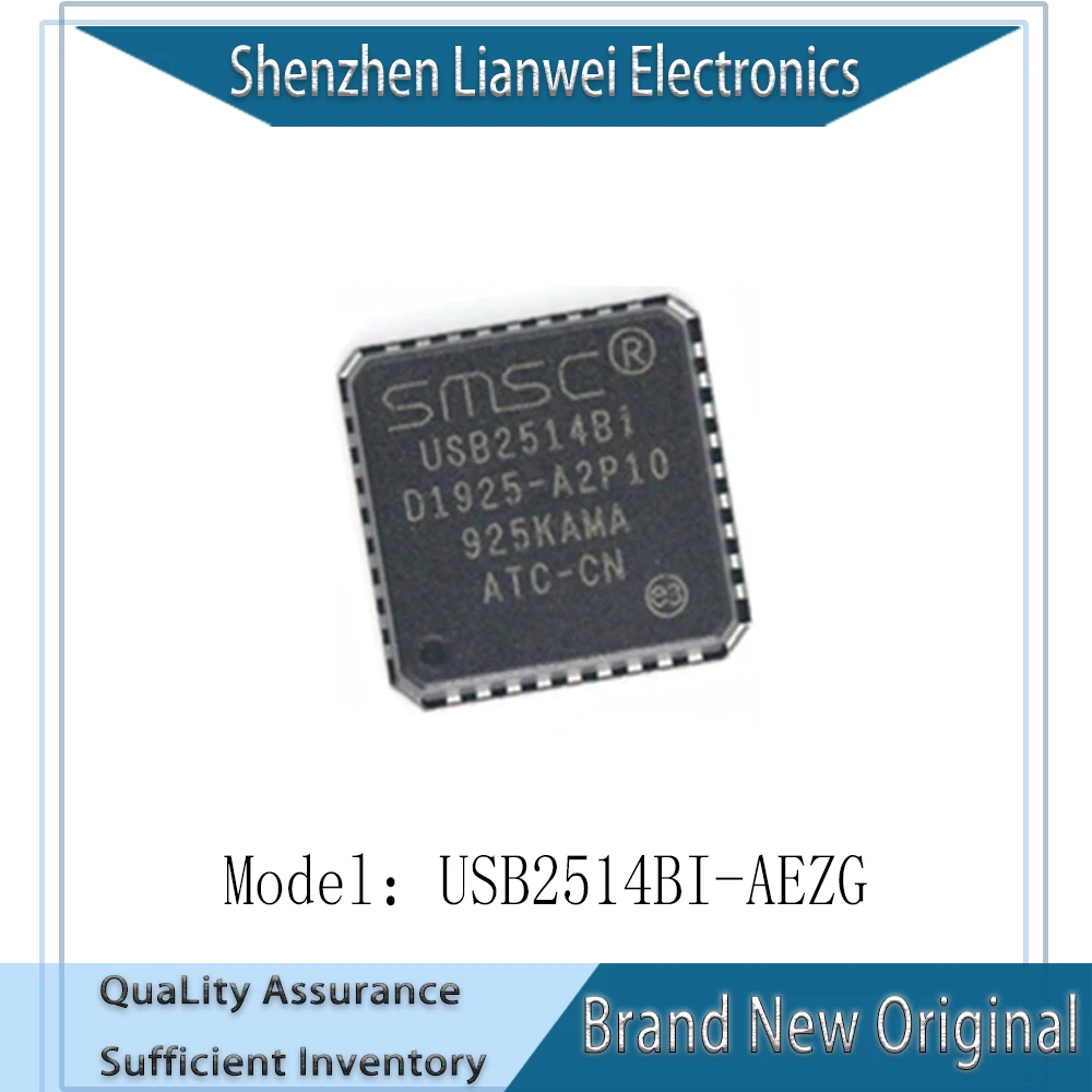 

100% New Original USB2514BI USB2514BI-AEZG IC Chipset QFN-36