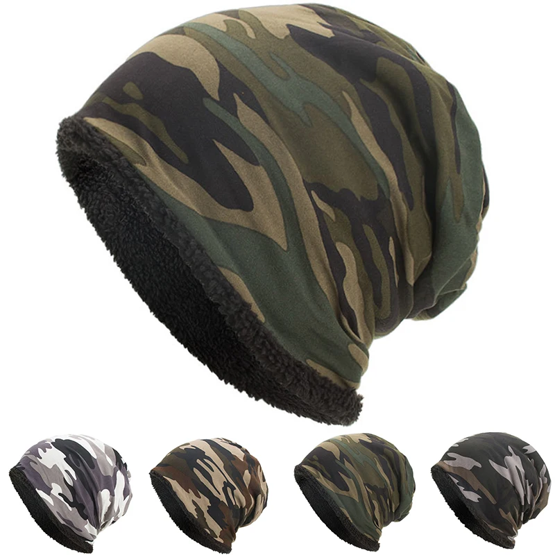 AliExpress TOOPRE Camouflage Cotton Cap with Plus Velvet for Warmth in For Autumn and Winter Suitable for Men and Women Outdoor Activities