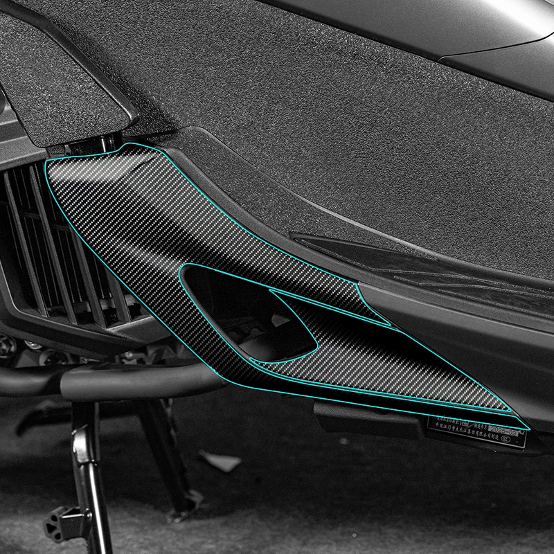 

For Haojue UFR150 Forged Carbon Fiber Decals Weatherproof UV-Resistant Stylish Body Protective Modification Kits