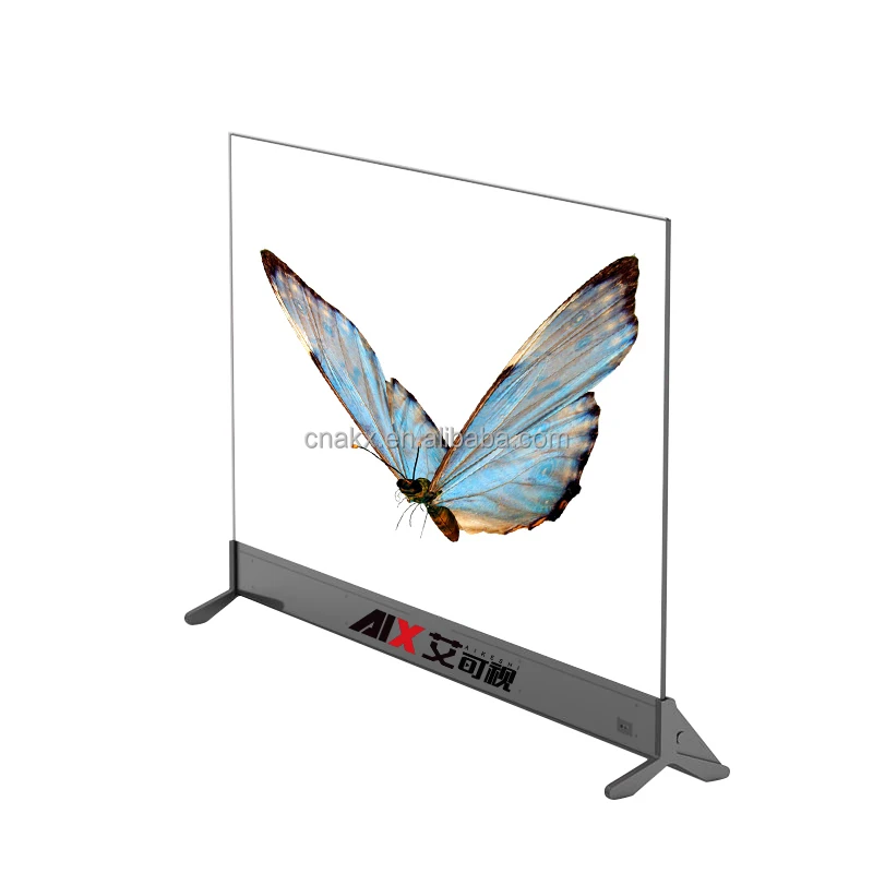 Display Transparent 4k Hd Touch Ultra Thin Digital Signage Screen Transparent Display Transparent Oled Screen