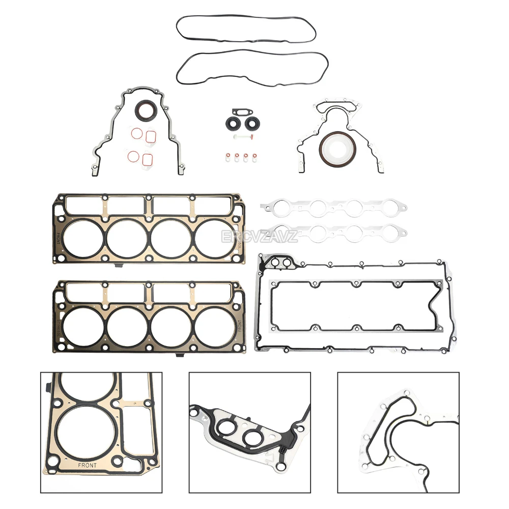 Engine Overhaul Gasket Kit Cylinder Head 4.8 5.3 5.7 6.0 6.2 L GEN III For GM Cadillac Chevrolet GMC Pontiac Buick Hummer Isuzu