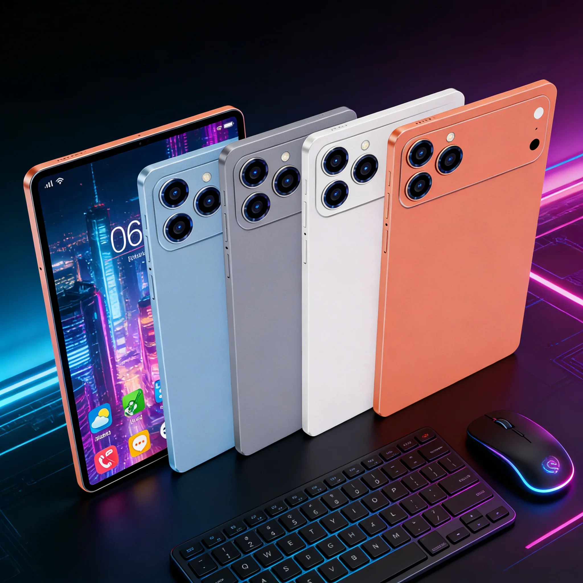 

A17 Pro Max Tablet Bundle with Keyboard 8+256GB 10.1" FHD Display 4000mAh Battery Android 13 2 in 1 Tablet