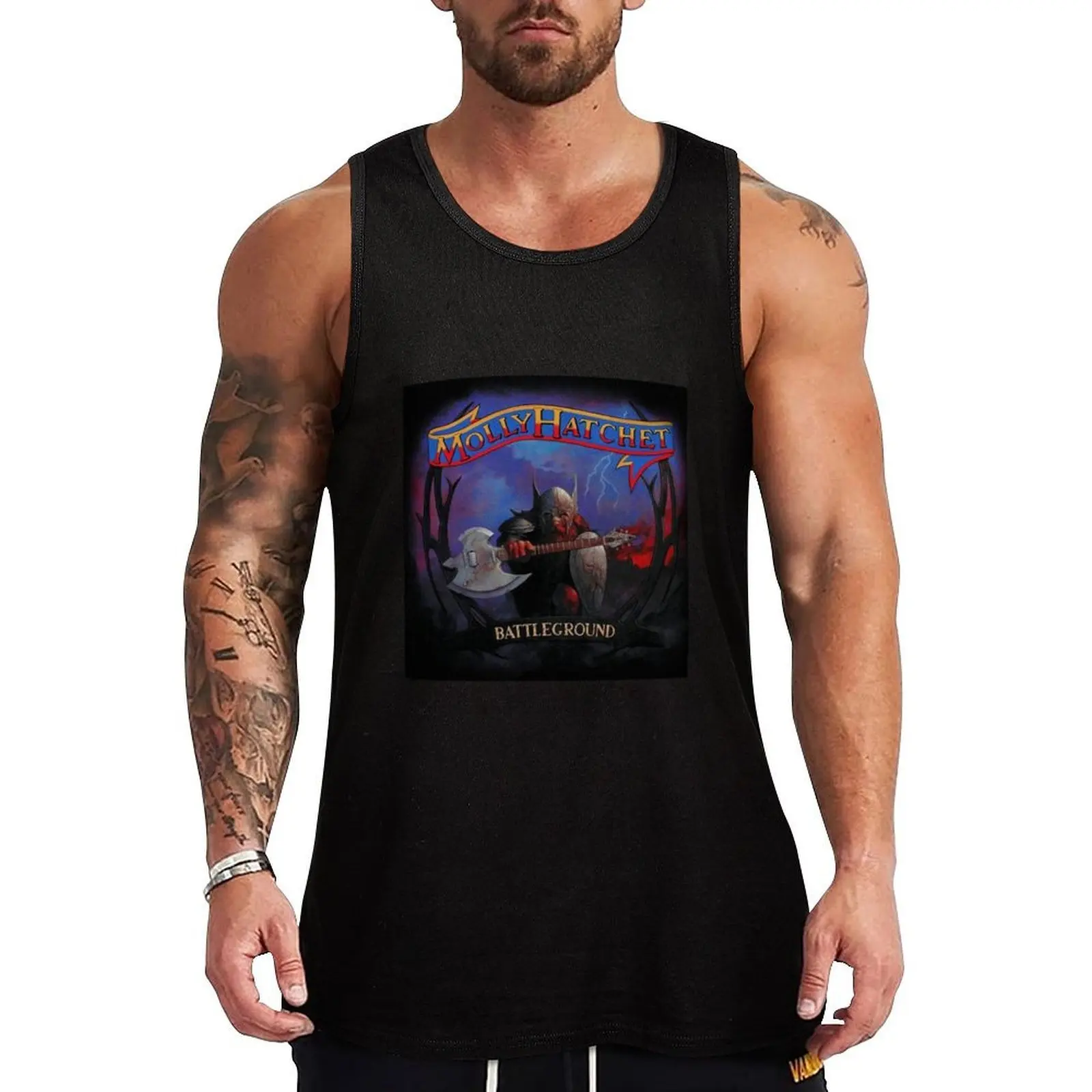 In Product Rock Band Molly Tank Top Bodybuilding Fitness Tank Top Sleeveless Gym Shirt