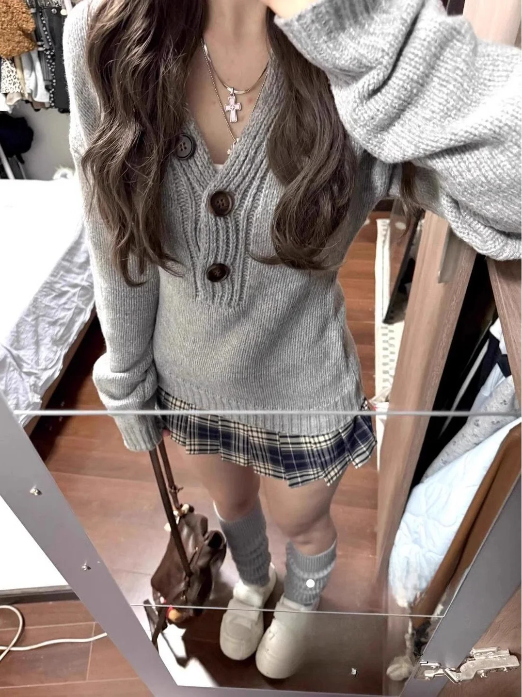 

American Sle ey Long Sve Knitted Henley Top Women Early Spring Slimming Base Layer irt Casual V-ne Ciwalk