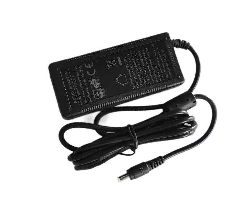 

Power Adapter 9V 5A, Barrel 5.5/2.1mm, IEC C14, GM60-090500-F