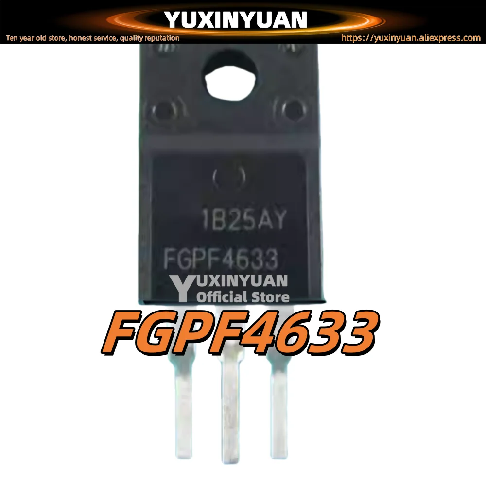 10PCS/Lot New FGPF4633 TO-220F FGP4536 FGP4636 FGP4533  FGPF15N60UNDF  FGPF70N30T FGPF50N33BT  FGPF30N45T Chips quality