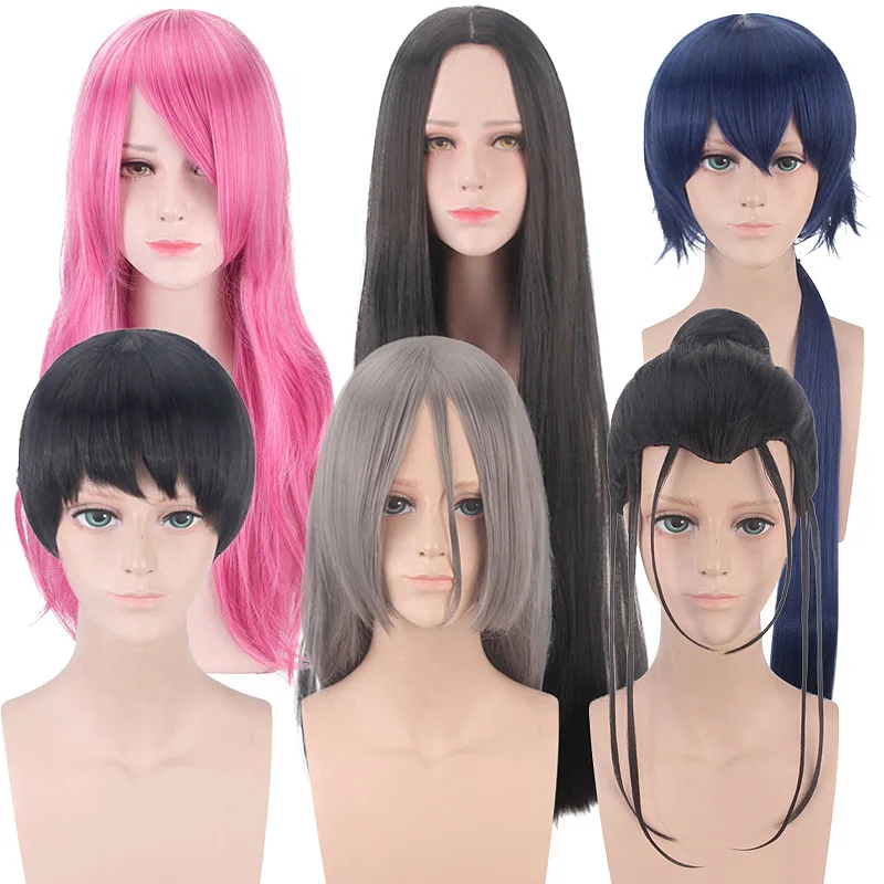 Synthetic Cosplay Wig Long Style Els-bao Inspired Yujie Summer He L-yu Zhu-ge Q-ing Wang Ye Z-chulan Costume Party Anime Hair
