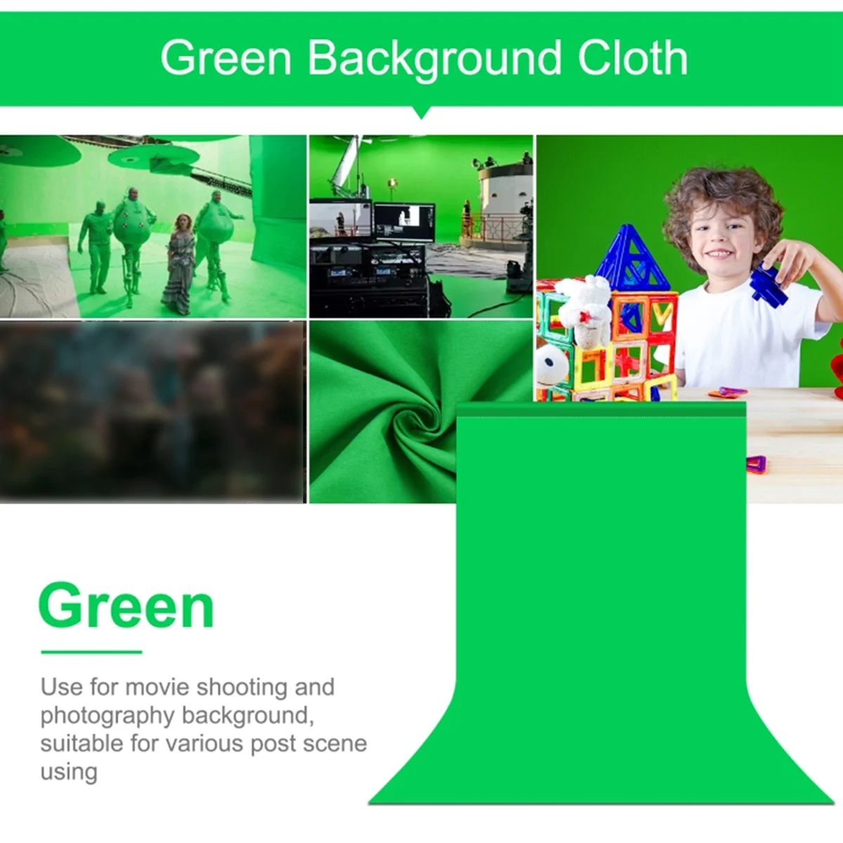 

1M X 2M Photography Background 120G Thickness Photo Studio Background Cloth Backdrop For Photo Studio Video