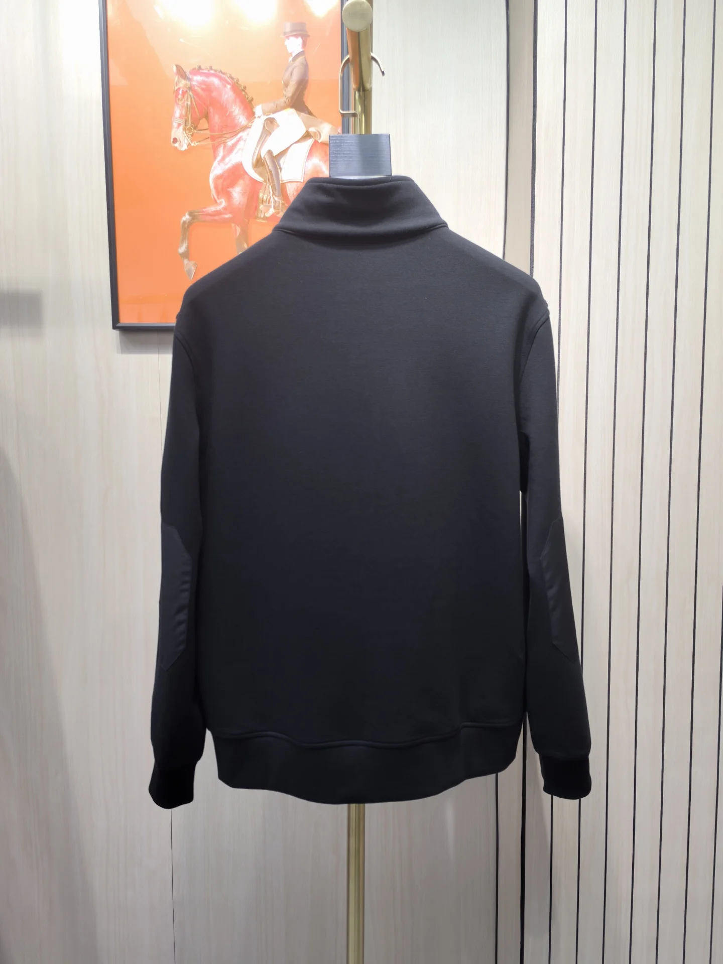 SIJITONGDA2026The new stand-up collar sweater fabric for men's wear in early spring and autumn is skin-friendly and comfortable,
