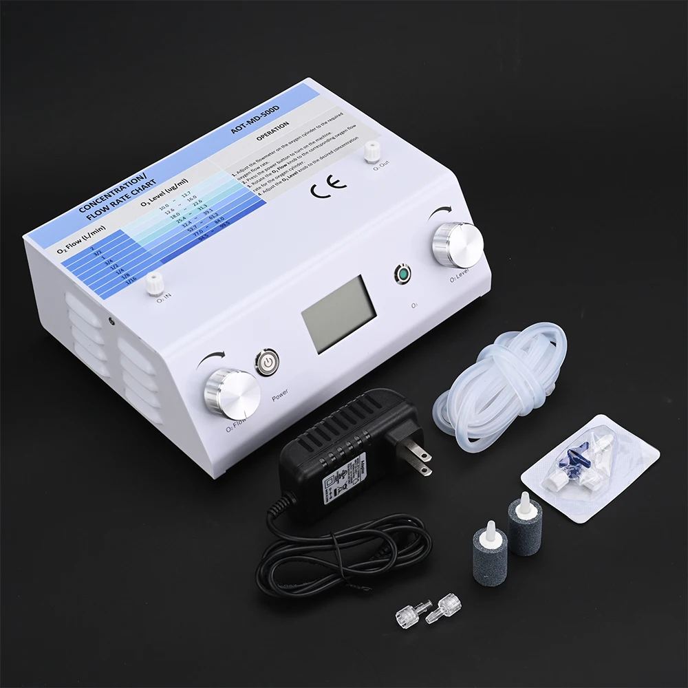 German Technology Ozone Therapy Device 10-100ug/ml ozone therapy equipment with ozone catalyst destruct