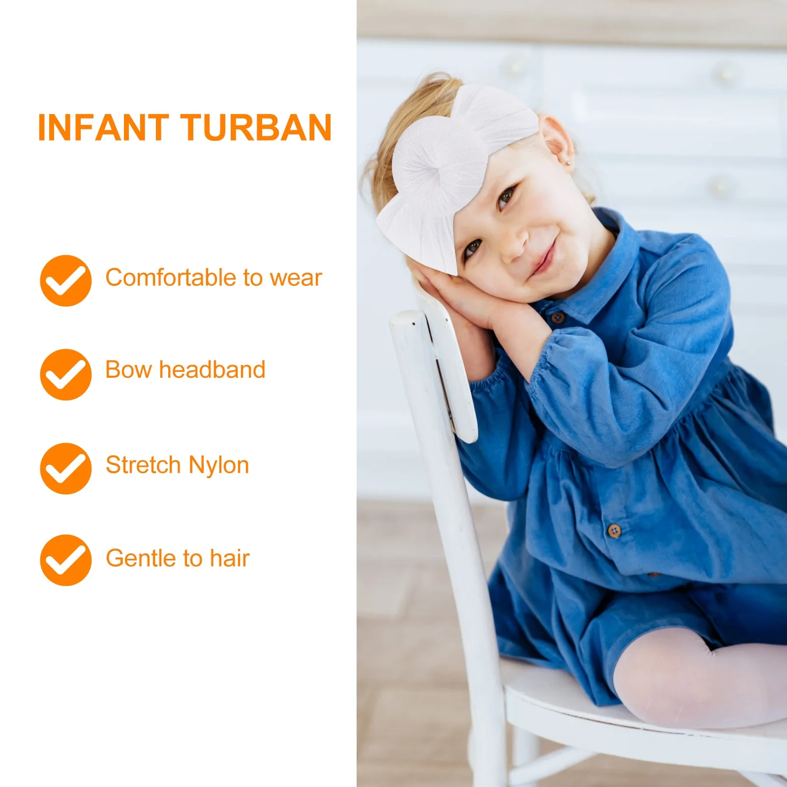

Baby Knot Headb Infant Turban Newborn Hair B Decorated Donuts Ball Gentle Elastic Nylon Protect Skin