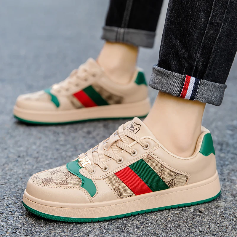 Brand Men Casual Shoes Flat Fashion Sneakers Women Walking Shoes Zapatillas Hombre All Seasons Female Footwear Mens Luxury Shoes