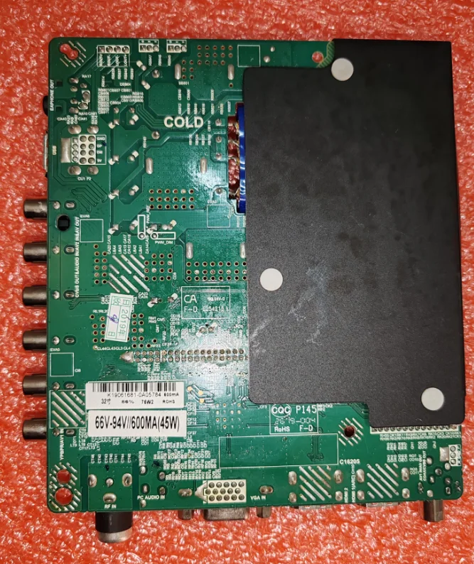 TP.V56.PB801 Three in One LED TV Motherboard Tested with Physical Photos for 66--94V 45W 1920x1080 with Remote Control