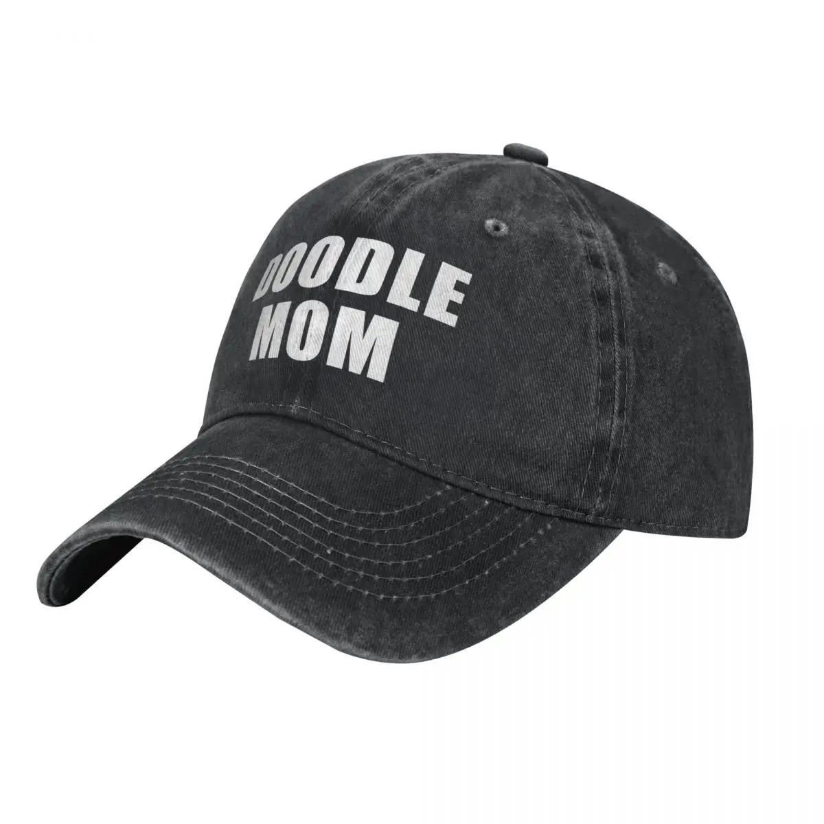 Doodle Mom, Dog Animals, Poodle denim Hat Outdoor Adventures Golf Hat Baseball Cap Men