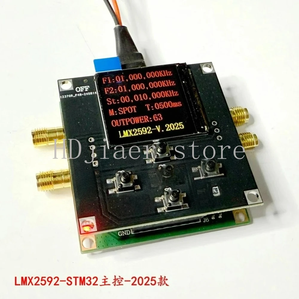 

LMX2592 10GHz Frequency Source Module Phase Locked Loop Low Noise 20M-10GHz Broadband Output Supports TFT Main Control