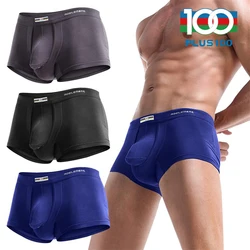 100 Men's underwear bulge enhancing boxer briefs men breathable elephant nose fly dual pouch upport separation scrotum Physiolog