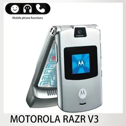 Brand new original refurbished Motorola RAZR V3 90% unlocked flip Bluetooth mobile phone GSM 850/900/1800/1900 mobile phone