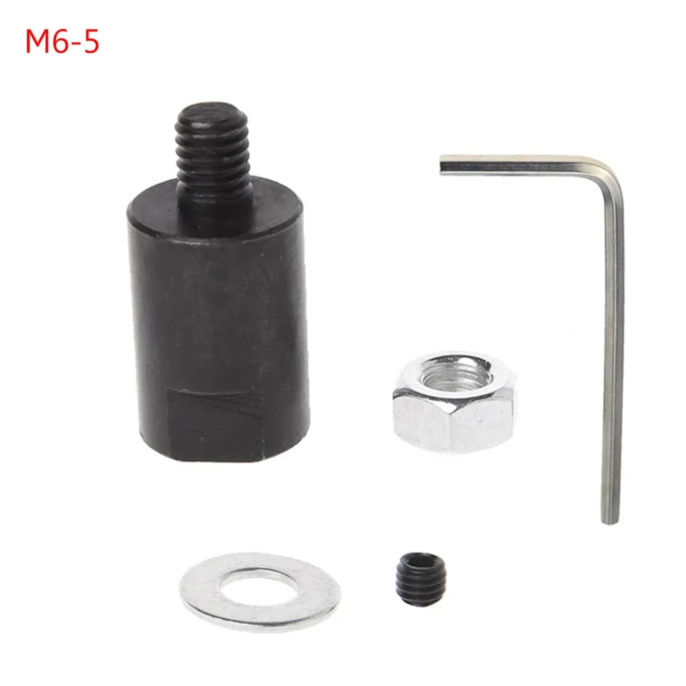 Sleeve Steel Motor Transmission Chuck Adapter 3.17mm 5mm 6mm 8mm M6 Motor Shaft Coupler Motor Connector Saw Blade Coupling