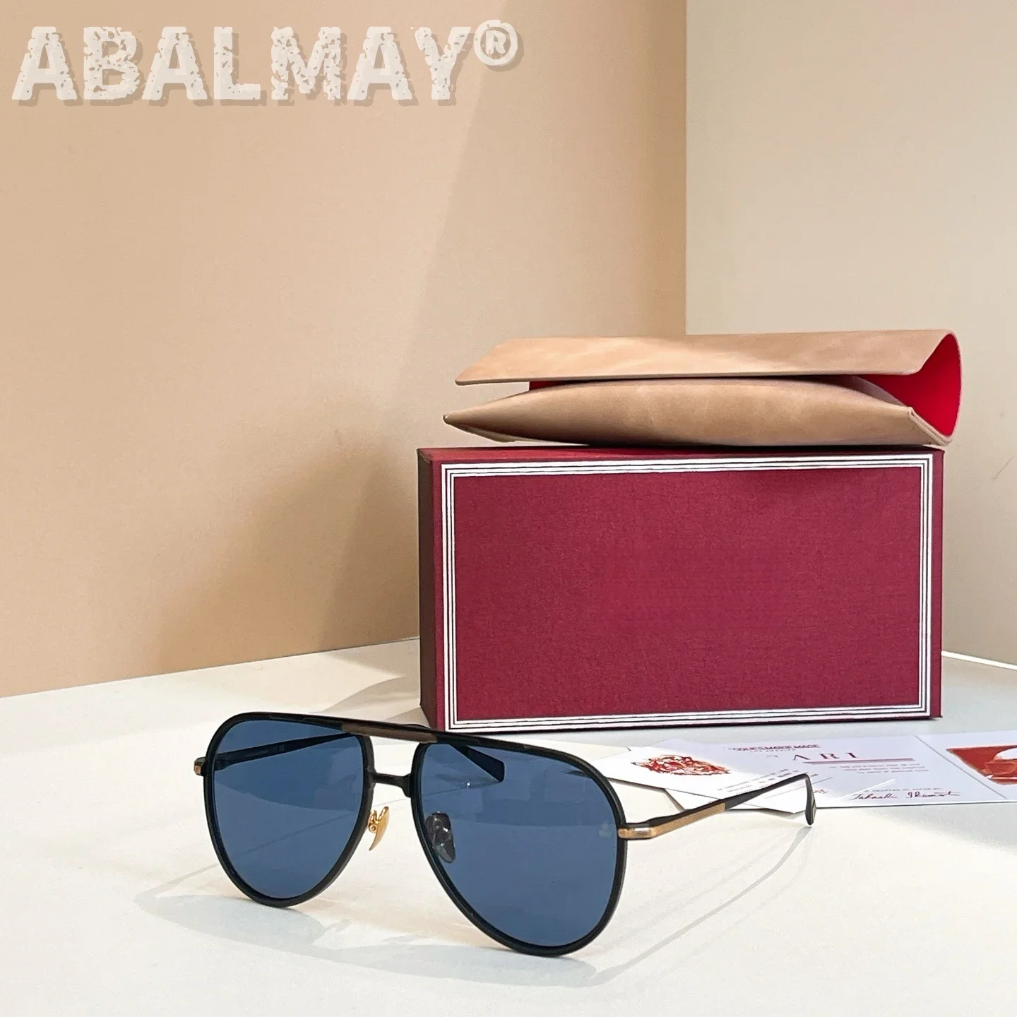 

Top Quality Sunglasses for Men and Women EARS SIZE 48-22-145 Style UV400 Retro Fashion Special Design Sun Glasses with box