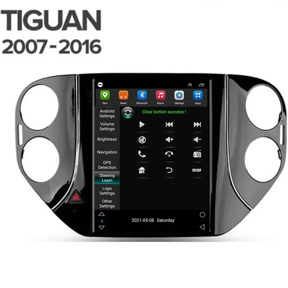 Für VW Volkswagen Tiguan 2010-2036 Auto Radio Carplay Stereo Tesla Bildschirm 9,7 Zoll Multimedia DVD Player Audio GPS NAVI