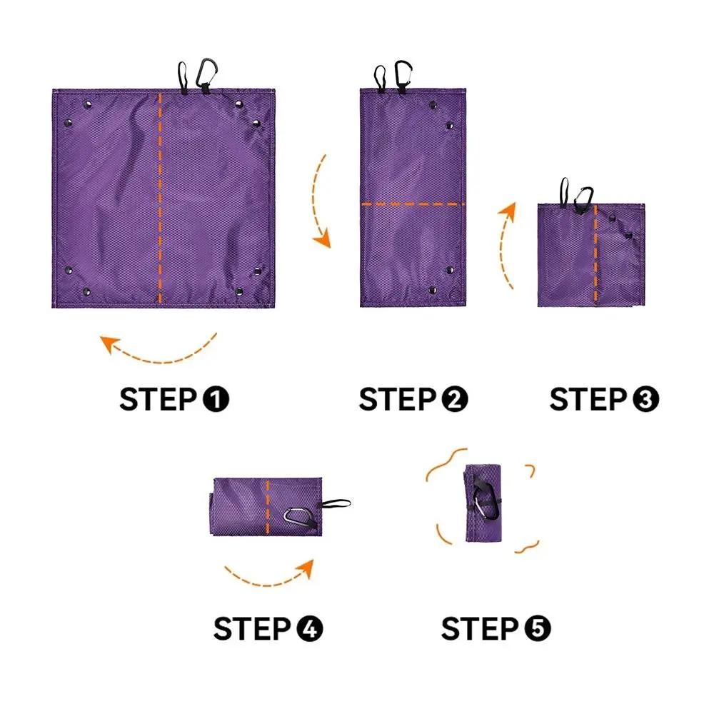 Waterproof Small Seat Cushion Foldable Aluminum Hook Camping Seat Mat Lightweight Multi-functional Outdoor Sitting Pad Home Desk