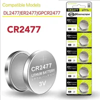 CR2477 3V Button Battery | Compatible with DL2477/ER2477 | for Computers, Scales, Thermometers & Electronic Devices