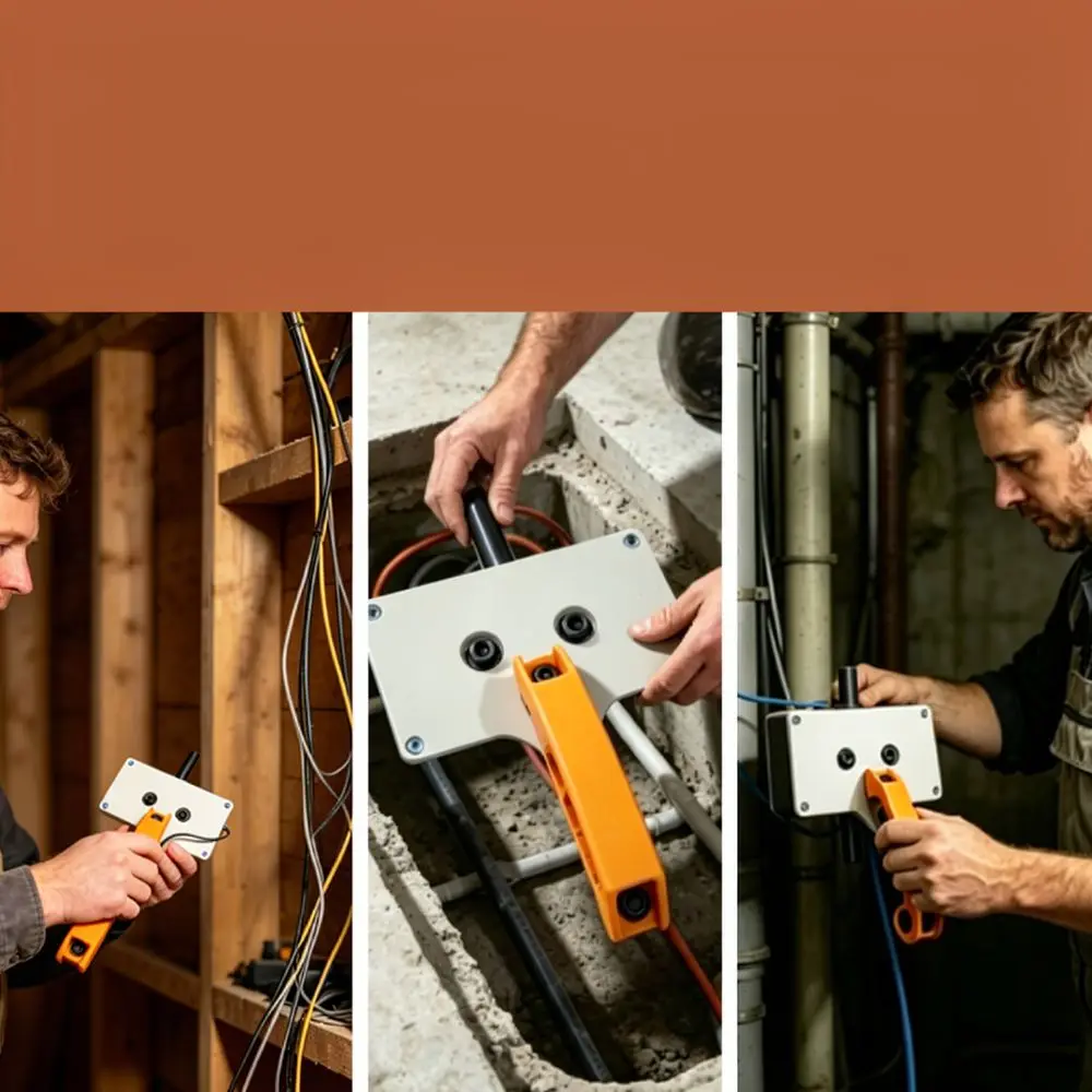 Manual Cable Puller Wire Threader Tool Ergonomic Grip For Electrical Infrastructure Duct Installation Wiring Work Aid