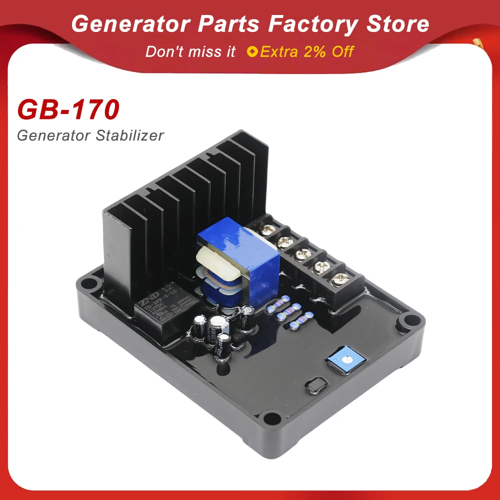 GB170 Generator Ac Stabilizer 380v 30kva Automatic Voltage Regulator Avr Brush Diesel Alternator Current three phase stabilizer