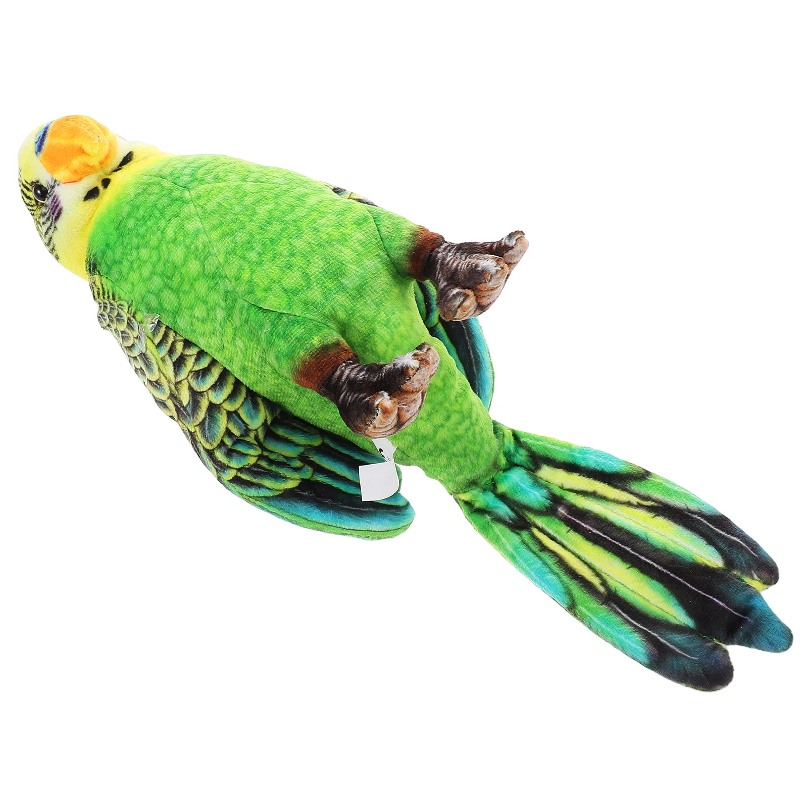 Macaw Parrot Animal Parrot Plush Lifelike Plush Toy Soft Material Decorative Bird Statue Kids Room Accessories