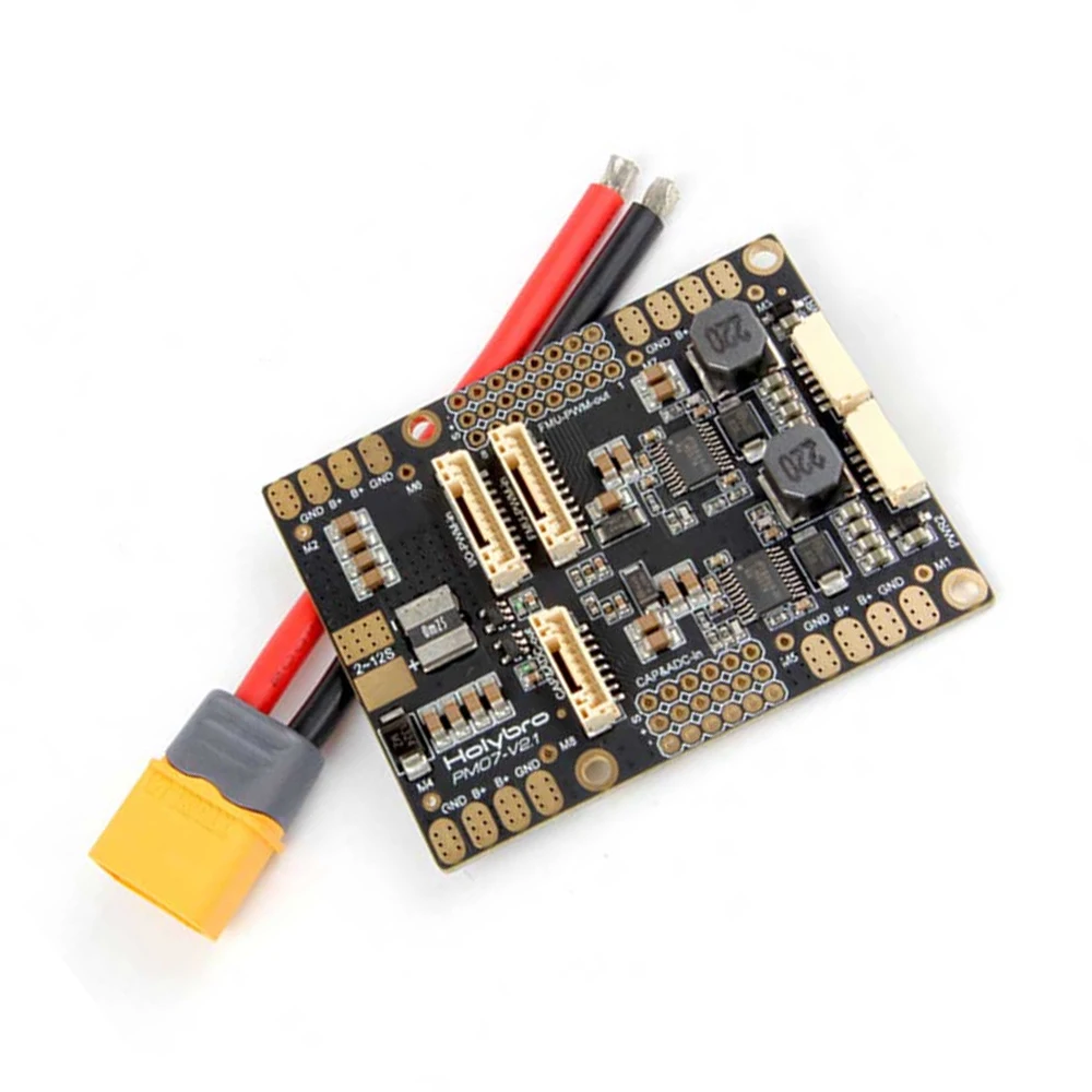 HolyBro PM07 Power Management PM Module W/ 5V UBEC 2-12s LiPo Output for Pixhawk 4 PX4 Flight Controller RC FPV Racing Drone