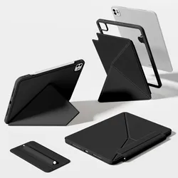 Smart Folio Cover for iPad Pro 13 2026 M5 M4 Tablet Case for iPad Pro 11 12.9 6th gen Magnetic Clip for Air 11 M3 M2 Air 5 4