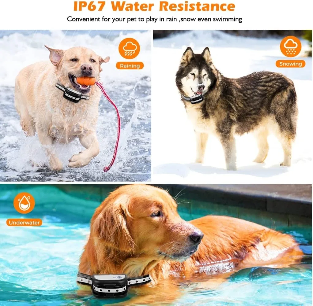 

Wireless Dog Fence, Electric Fence System,Remote Dog Shock Training Collar 2 in 1, Perimeter Wireless Dog Boundary Pet Containme