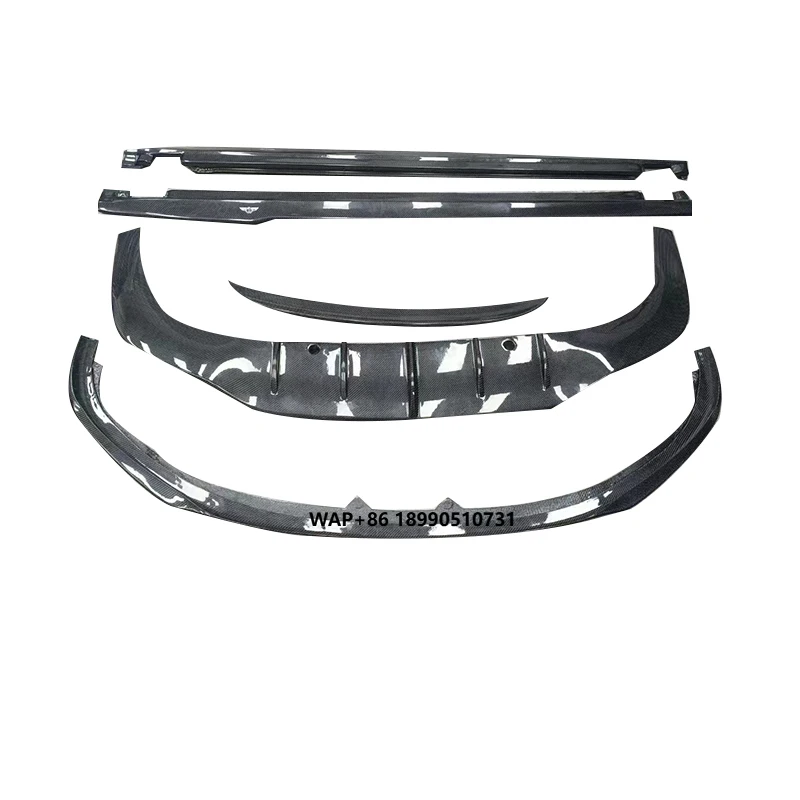 

High Quality Carbon Fiber Body Kit Front Bumper Lip Side Skirts Diffuser Spoiler Body Kit for for Bentley Continental GT 15-17