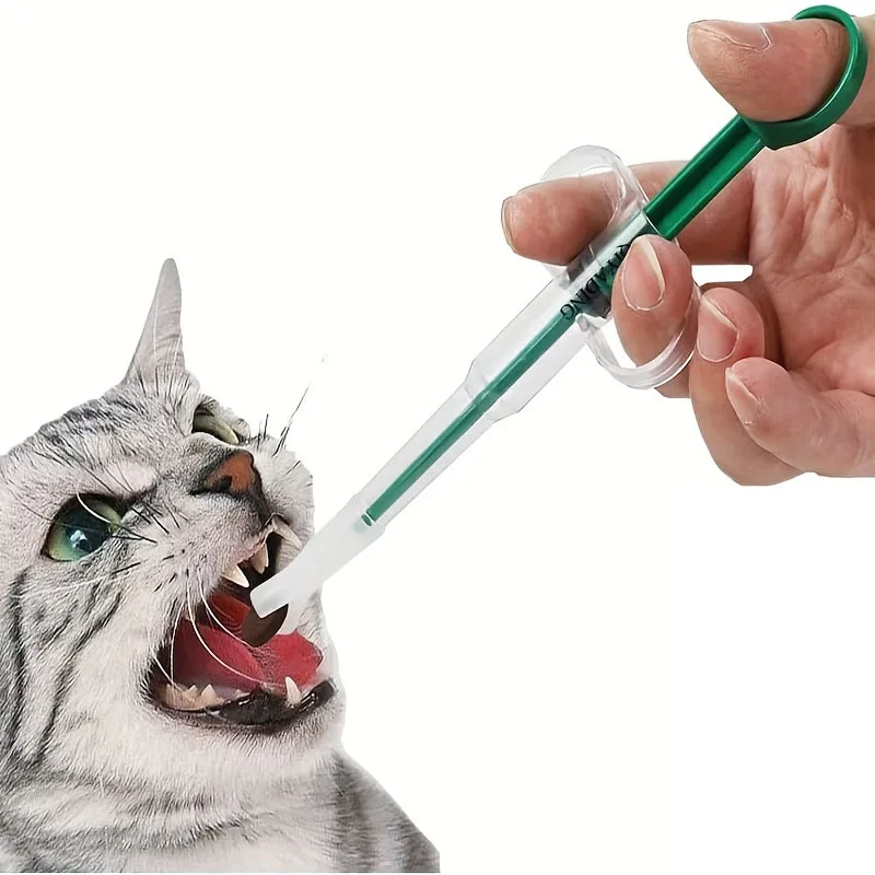 

Pet Medicine Feeder Dispenser Cat Tablet Syringe Feeder Soft Tip Multi-Purpose Feeder Cat Pill Shooter Pet Pills Applicator