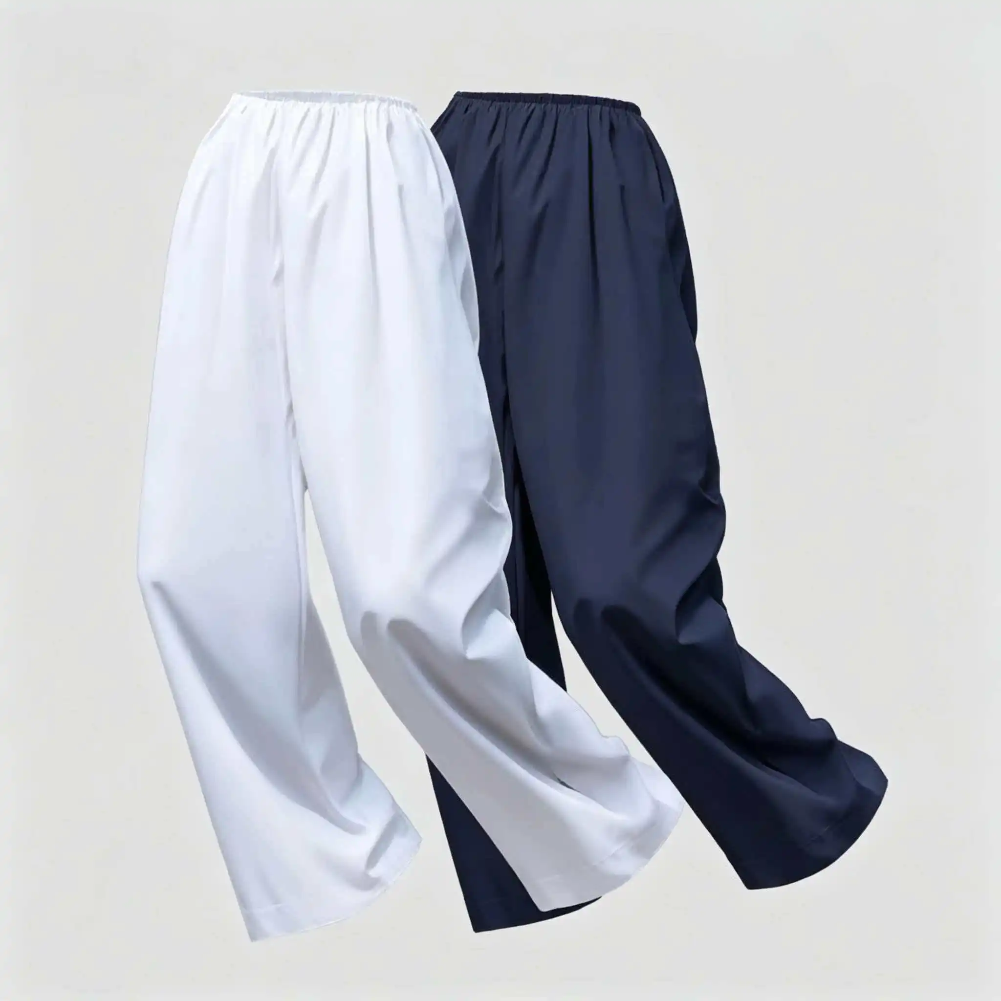 Black and white solid color EVA rain pants, trendy loose-fitting for cycling, raincoat for rainy days, mountain climbin