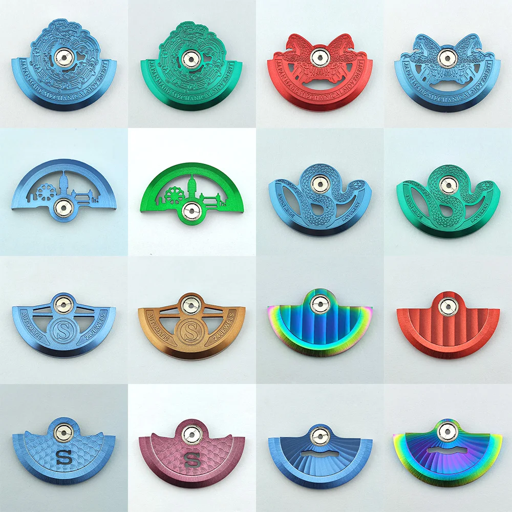 150 Styles NH35 Oscillating Weight Rotors High Quality Metal Rotors Compatible Fits NH35/36/38/70 4R Movement Replacement Parts image 6